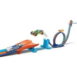 Hot Wheels Ultra Hots Downhill Loop Jump Trackset
