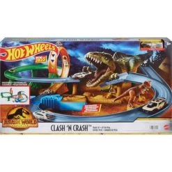 Hot Wheels Jurassic World Clash 'n Crash Trackset -Vehicles & Remote Control Sales unnamed file 3552