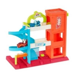 Land of B. - Car Garage Playset - Bingo's Garage