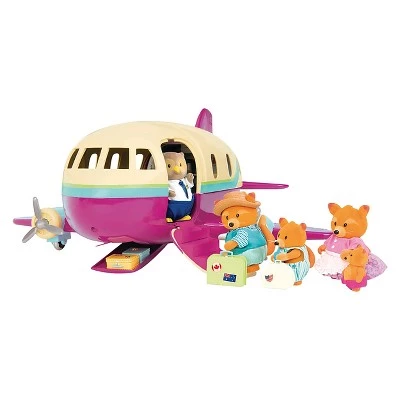 Li'l Woodzeez Li'l Woodzeez Toy Airplane with Accessories 35pc - Honeysuckle Airway 2 Li'l Woodzeez Li'l Woodzeez Toy Airplane with Accessories 35pc - Honeysuckle Airway - Image 2