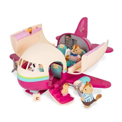Li'l Woodzeez Li'l Woodzeez Toy Airplane with Accessories 35pc - Honeysuckle Airway 4 Li'l Woodzeez Li'l Woodzeez Toy Airplane with Accessories 35pc - Honeysuckle Airway - Image 4