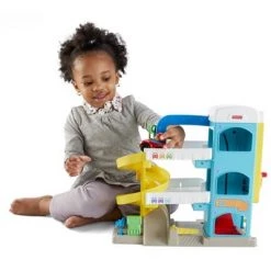 Fisher-Price Little People Helpful Neighbors Wheelie Garage