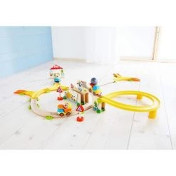 HABA Kullerbu at The Construction Site Play Track - 13 Piece Starter Set with 2 Vehicles and Ball Drop - Ages 2 and Up -Vehicles & Remote Control Sales unnamed file 3708