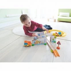 HABA Kullerbu at The Construction Site Play Track - 13 Piece Starter Set with 2 Vehicles and Ball Drop - Ages 2 and Up -Vehicles & Remote Control Sales unnamed file 3709