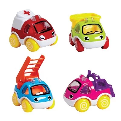 Edushape Mighty Mini Vehicles - Set of 8 1 Edushape Mighty Mini Vehicles - Set of 8