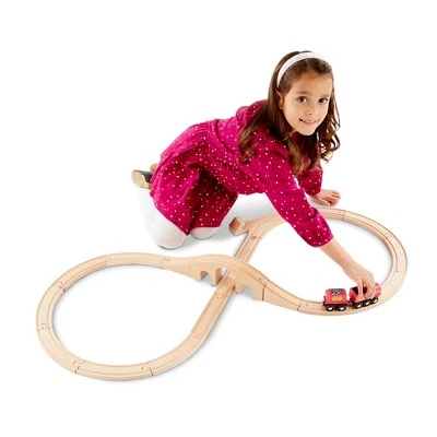 Melissa & Doug Melissa & Doug Classic Wooden Figure Eight Train Set (22pc) 2 Melissa & Doug Melissa & Doug Classic Wooden Figure Eight Train Set (22pc) - Image 2