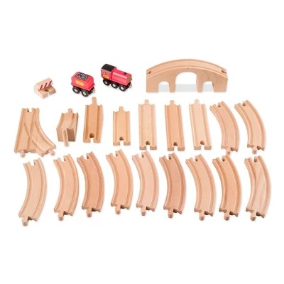 Melissa & Doug Melissa & Doug Classic Wooden Figure Eight Train Set (22pc) 3 Melissa & Doug Melissa & Doug Classic Wooden Figure Eight Train Set (22pc) - Image 3