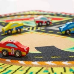 Melissa & Doug Melissa & Doug Round the Speedway Race Track Rug With 4 Race Cars (39 x 36 inches) -Vehicles & Remote Control Sales unnamed file 3838