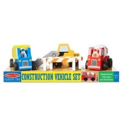 Melissa & Doug Melissa & Doug Construction Vehicle Wooden Play Set (8pc) -Vehicles & Remote Control Sales unnamed file 3872