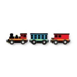 Melissa & Doug Melissa & Doug Round the Rails Train Rug With 3 Linking Wooden Train Cars (39 x 36 inches) -Vehicles & Remote Control Sales unnamed file 3894