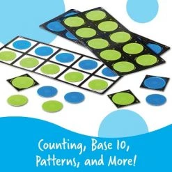 Learning Resources Giant Magnetic Ten-Frame Set, Set of 4