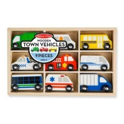 Melissa & Doug Melissa & Doug Wooden Town Vehicles Set -Vehicles & Remote Control Sales unnamed file 3914