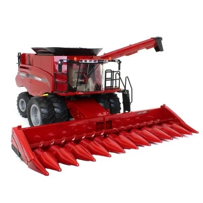 ERTL 1/16 Big Farm Case IH 8240 Combine with Grain Head & Corn Head Set 47391 1 ERTL 1/16 Big Farm Case IH 8240 Combine with Grain Head & Corn Head Set 47391