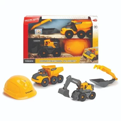 Dickie Toys 10" Playset with 2 Volvo Construction Trucks 8 Dickie Toys 10" Playset with 2 Volvo Construction Trucks - Image 8