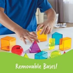 Learning Resources View-Thru Geometric Solids, 14 Pieces, Ages 8+ -Vehicles & Remote Control Sales unnamed file 396
