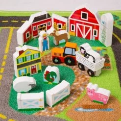 Melissa & Doug Deluxe Activity Road Rug Play Set with 49pc Wooden Vehicles and Play 6 Melissa & Doug Deluxe Activity Road Rug Play Set with 49pc Wooden Vehicles and Play -Vehicles & Remote Control Sales unnamed file 3985