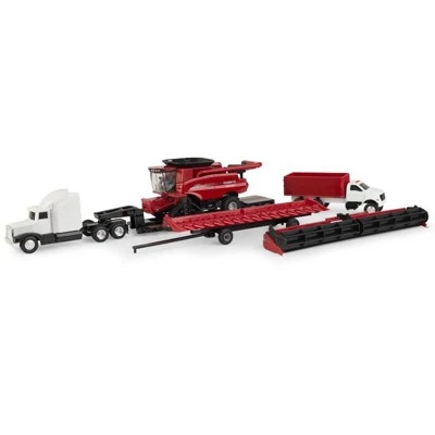 ERTL 1/64 Case IH Harvesting 9250 Tracked Axial Flow Combine 7 Piece Harvesting Set 44165 1 ERTL 1/64 Case IH Harvesting 9250 Tracked Axial Flow Combine 7 Piece Harvesting Set 44165