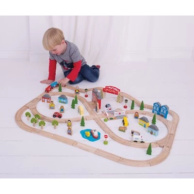 Bigjigs Toys Town and Country Set 1 Bigjigs Toys Town and Country Set