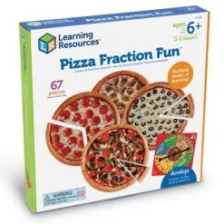 Learning Resources Pizza Fraction Fun Game, 13 Fraction Pizzas, 16 Piece Game, Ages 6+ -Vehicles & Remote Control Sales unnamed file 405