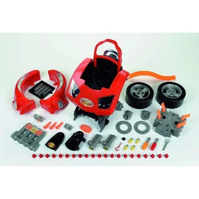 Theo Klein Interactive Toddler Toy Car and Engine Service Maintenance Station and Play Set with Kids Tools Included, Red 3 Theo Klein Interactive Toddler Toy Car and Engine Service Maintenance Station and Play Set with Kids Tools Included, Red - Image 3