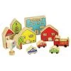 The Freckled Frog Village Block Set - 20 Pieces
