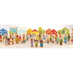 The Freckled Frog Village Block Set - 20 Pieces -Vehicles & Remote Control Sales unnamed file 4106