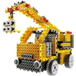 Link Worldwide Ready! Set! Play! Link 127 Piece Motorized Construction Truck Building Kit, STEM Toys Building Sets For Kids