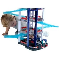 Theo Klein Ford Interactive Toy Car Park 6 Level Full Service Racing Parking Garage Play Set with 2 Cars Included for Kids Ages 3 Years Old and Up