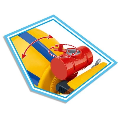 Link Worldwide Ready! Set! Go! Link 14" Friction Pull Back Power Mixer Truck, Pretend Play Big Construction Vehicle Toy For Kids 4 Link Worldwide Ready! Set! Go! Link 14" Friction Pull Back Power Mixer Truck, Pretend Play Big Construction Vehicle Toy For Kids - Image 4