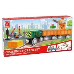 HAPE City Train Bucket Set - 48 PCS - Storage Box Becomes Part of Scenery & Track