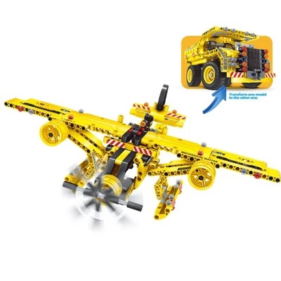 Link Worldwide Ready! Set! Play! Link 361 Piece Engineering Building Set, Dump Truck Construction Vehicle, STEM Kit Toy 4 Link Worldwide Ready! Set! Play! Link 361 Piece Engineering Building Set, Dump Truck Construction Vehicle, STEM Kit Toy - Image 4