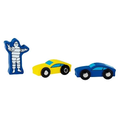 Theo Klein Michelin Car Service Mechanic Station Kids Wooden Toy Playset with 1 Play Car, Screwdriver, and Tires for Ages 3 and Up 2 Theo Klein Michelin Car Service Mechanic Station Kids Wooden Toy Playset with 1 Play Car, Screwdriver, and Tires for Ages 3 and Up - Image 2
