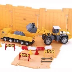iPlay, iLearn, Construction Vehicle Playset, Includes Crane, Dump Truck, Cargo Transport, Bulldozer and Roller, 50+ Pieces, Ages 3-10 -Vehicles & Remote Control Sales unnamed file 4284