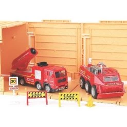 iPlay, iLearn, Fire Truck and Emergency Rescue Playset, Includes 5 Trucks, 2 Structures, Plus Accessories, 50+ Pieces, Ages 3 and Up -Vehicles & Remote Control Sales unnamed file 4289