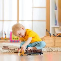 iPlay, iLearn, Construction Site Playset, Includes Cargo Transport, Magnetic Crane, Tow Truck Logging Truck and Forklift, Ages 6 Months & Up -Vehicles & Remote Control Sales unnamed file 4309