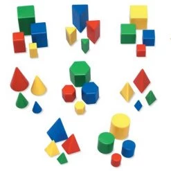 Learning Resources Mini GeoSolids Shapes Set