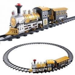 Northlight 8-Piece Fast Forward Battery Operated and Animated Classic Train Set with Sound -Vehicles & Remote Control Sales unnamed file 4332