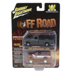 Johnny Lightning 1/64 Limited Edition International Harvester 2 Pack, 1965 Model 1200 and 1979 Scout Muddy Version JLCP7353 -Vehicles & Remote Control Sales unnamed file 4366