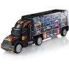 Play22usa Toy Truck Transport Car Carrier - Includes 6 Toy Cars & Accessories