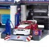 Theo Klein Premium Realistic Creative Imaginative Play 2019 Ford Mustang Toy Service Station with Functional Washing Brushes, Multicolor