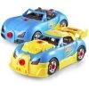 play22usa Take Apart Racing Car Toys, With Engine Sounds, Lights and Drill, 30 Piece Set