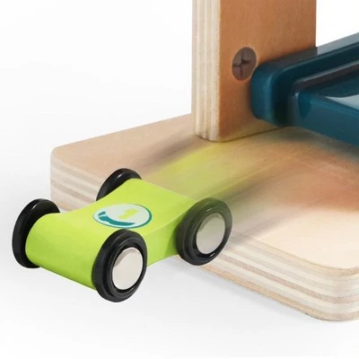 Top Bright Topbright Toys 4 Level Ramp Racer Tower with 4 Wooden Race Cars Vehicle Playset for Toddlers to Promote Hand Eye Coordination and Creative Learning 3 Top Bright Topbright Toys 4 Level Ramp Racer Tower with 4 Wooden Race Cars Vehicle Playset for Toddlers to Promote Hand Eye Coordination and Creative Learning - Image 3