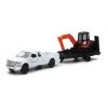 New-Ray New Ray 1/43 Chevy Pickup and Trailer with Kubota KX040-4 Excavator SS-34223