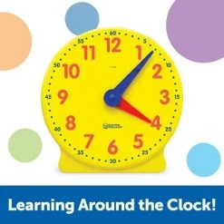 Learning Resources Big Time Demonstration Clock - 1 Piece, Ages 5+
