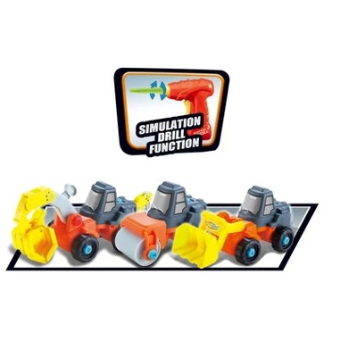 Link Worldwide Ready! Set! Play! Link 27 Piece 3-In-1 Take-A-Part Construction Toy Truck Turns into Bulldozer, Excavator, And Roller 2 Link Worldwide Ready! Set! Play! Link 27 Piece 3-In-1 Take-A-Part Construction Toy Truck Turns into Bulldozer, Excavator, And Roller - Image 2