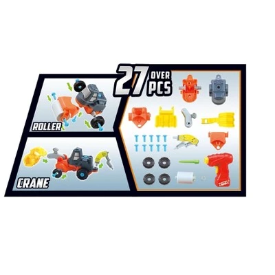 Link Worldwide Ready! Set! Play! Link 27 Piece 3-In-1 Take-A-Part Construction Toy Truck Turns into Bulldozer, Excavator, And Roller 3 Link Worldwide Ready! Set! Play! Link 27 Piece 3-In-1 Take-A-Part Construction Toy Truck Turns into Bulldozer, Excavator, And Roller - Image 3
