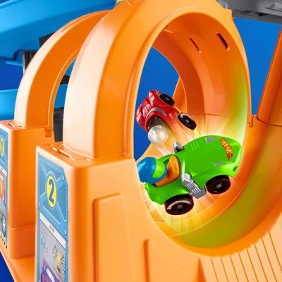 Fisher-Price Little People Hot Wheels Racing Loops Tower Trackset 4 Fisher-Price Little People Hot Wheels Racing Loops Tower Trackset - Image 4