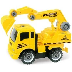 Link Worldwide Ready! Set! Play! 115 Piece Take-A-Part Pull Back Powered Construction Truck With Crane, Excavator, Mixer, And Dump Truck -Vehicles & Remote Control Sales unnamed file 4643