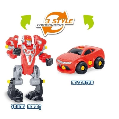 Link Worldwide Ready! Set! Play! Link 3-In-1 Take-A-Part Robot Toy Playset, Includes Electric Play Drill (Red) 1 Link Worldwide Ready! Set! Play! Link 3-In-1 Take-A-Part Robot Toy Playset, Includes Electric Play Drill (Red)