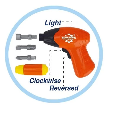 Link Worldwide Ready! Set! Play! Link 3-In-1 Take-A-Part Robot Toy Playset, Includes Electric Play Drill (Red) 2 Link Worldwide Ready! Set! Play! Link 3-In-1 Take-A-Part Robot Toy Playset, Includes Electric Play Drill (Red) - Image 2